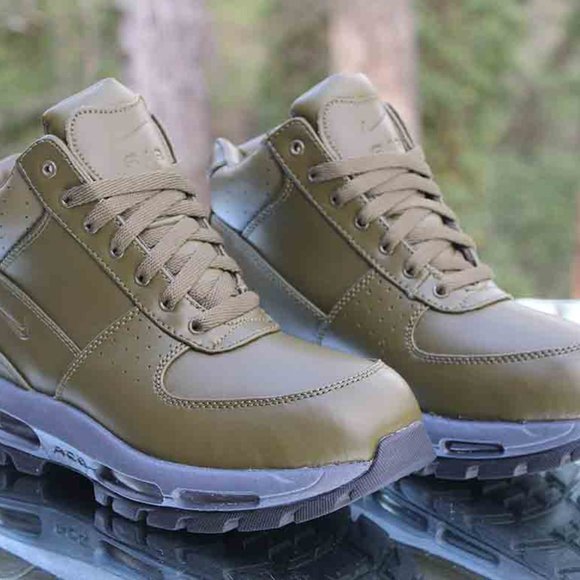 Nike Air Max Goadome Size 6Y Olive Green Canvas - Picture 11 of 15